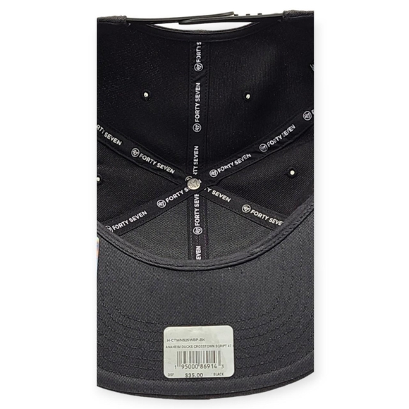 New Mens Anaheim Ducks Snapback Cap Hat - Picture 4 of 5